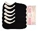Women's Black or White Low Cut No Show Cotton Socks Plus Laundry Bag 6 Pair