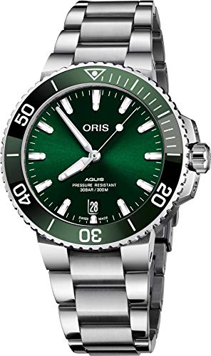 Oris Aquis Date Automatic Green Dial Men's Watch 01 733 7732 4157-07 8 21 05PEB