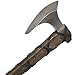 Collectible Vikings Battle Axe of Ragnar Lothbrok - TV Series - Limited Edition w/Certificate of Authenticity, Leather wrapped handle & Color box sleeve