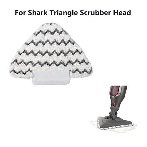 Flammi 2 Pack Washable Replacement Triangle Steam Mop Pads for Shark Lift-Away Pro Steam Pocket Mop and Genius Steam Pocket Mop Series, Model S3973 S3973D S5002Q S5003A S6001W S6002 S6003D