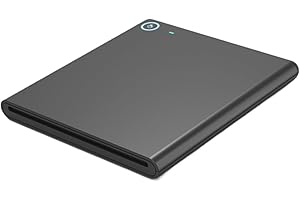 Lawnoval USB 3.0 External Optical Drive for DVD RW CD Burner - Slim Slot Loading, Multi-Format Compatibility, Quiet Operation