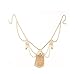 Andyle Dangle Coin Belt Dance Tassel Adjustable Waist Chain, Gold, Size No Size
