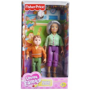 Fisher-Price Loving Family Grandma and Brother Dolls