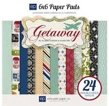 Echo Park 6 x 6 Paper Pad, Getaway