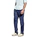 Manwan walk Men’s Casual Beach Trousers Elastic Loose Fit Lightweight Linen Summer Pants K70 (Medium, Navy Blue)