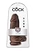 Pipedream Products King Chubby, 9 Inch, Brown Dildo