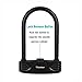 Titanker U Lock Bike Lock, Heavy Duty Combination Bike U Shackle Secure Locks Bike Locks Anti Theft (16mm U Lock + Mount Bracket)