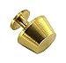 1/2'' Solid Brass Leathercraft Flat Buckle Button Feet Nailheads Stud Spike DIY Purse Handbag Pack of 20 Sets