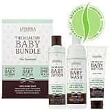 Lavanila The Healthy Baby Bundle - Wash, Lotion & Bottom Cream