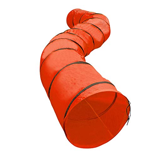Houseables Dog Tunnel, Agility Equipment, 18 Ft Long, 24" Open