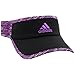 adidas Women's Adizero II Visor, Black/Shock Purple/Raffia Print, One Size