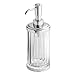 iDesign Alston Plastic Liquid Soap Pump and Lotion Dispenser for Kitchen, Bathroom, Sink, Vanity, 3.5