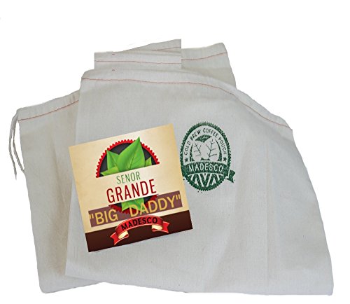 (2 PACK - 5 GALLON TWO 2/PLY FILTERS) INTRODUCTORY PRICING Madesco's "BIG DADDY" Restaurant Grade Cold Brew Coffee Filter (bucket/dispenser not included)