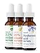 ASUTRA Face Serum Variety Pack, 3 Products - 1 fl oz 2.5% Retinol, 1 lf oz 20% Vitamin C, 1 fl oz Hyaluronic Acid Face Serum