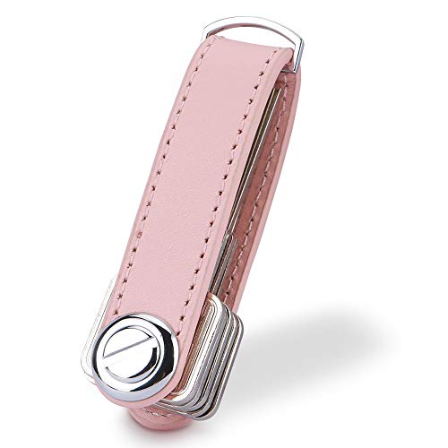 Bosiwee Smart Key Organizer, Compact Key Holder Leather Keychain, Folding Pocket Key Holder Chain (up to 16 Keys) - Thumbnail 7