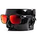 Polarized Ikon Iridium Replacement Lenses for Oakley Holbrook Sunglasses - Fire Orange Mirror