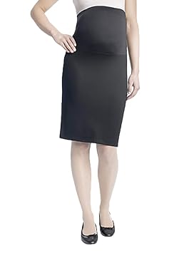 Christoff ladylike Knielanger Jersey-Rock hochmodisch, 34, schwarz