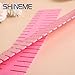 ShineMe Drawer Dividers 8pcs Adjustable Plastic Divider Household Storage Thickening Sub-Grid Finishing Shelves for Home Tidy Closet Stationary Makeup Socks Underwear Scarves Organizer (Pink)