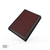 K&N Engine Air Filter: High Performance, Premium, Washable, Replacement Filter: 2010-2019 Toyota/Lexus SUV V6/V8 (4runner, GX460, Land Cruiser, FJ Cruiser, Prado), 33-2438