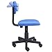 Homycasa Yanyan Mesh Mid-Back Executive Adjustable Computer Task Desk Office Chairs (Blue)