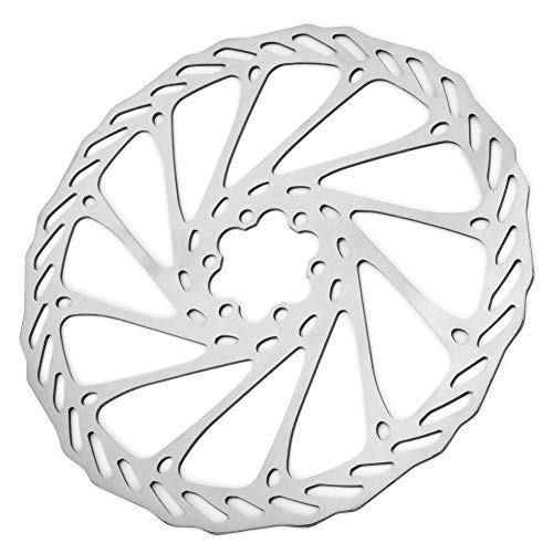 Bicycle Brake Disc, 203mm Stainless Steel Mountain Bike Brake Rotor for Downhill Cycling - Anti-Rust, Lightweight & Heat Dissipation