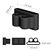 Lwsengme Silicone Holder Compatible with AirPods, Premium Quality Shock Resistant Holder Strap Silicone Case Compatible with Apple AirPods(Airpods Holder-Black)