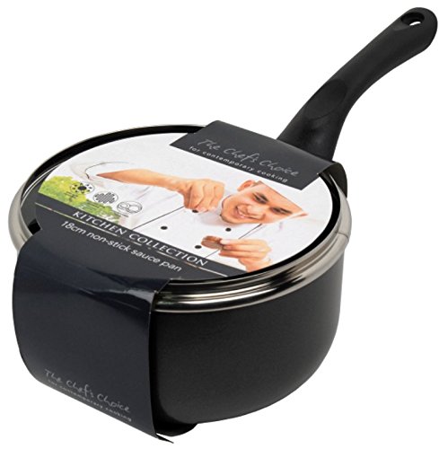 Bronze Collection AFS016 Non Stick Sauce Pan and Lid, 16 cm, Multicolour