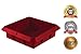 More Cuisine Essentials, 3 DAY September SALE, Large -Thick, Eco-Friendly Non-Stick Silicone Square Bread & Cake Pan, Commercial Grade Silicone, 9x9 Inches by MORE, Burgundy Wine