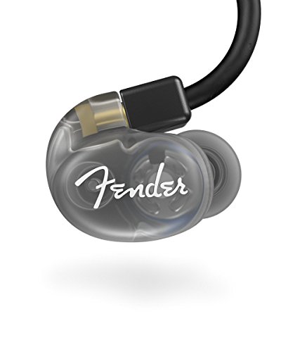 Fender DXA1 Professional In-Ear Monitors, Transparent Charcoal