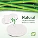 Reusable Cotton Pads Face Makeup Remover Pads 18 Packs-Washable Organic Bamboo Cotton Rounds, Toner Pads, Face Wipes Super Soft With Laundry, Travel Bag, Zero Waste Eco-Friendly (White)