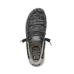 Hey Dude Men's Wally Stretch Meteorite Size 14