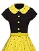GownTown Women Splicing Swing Dress Party Picnic Cocktail Dress