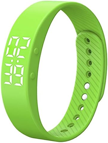 Good voice Smart Pedometer Watch Non-Bluetooth Vibration Alarm Sport Bracelet Fitness Tracker Smart Watch with Step Calories Counter Distance Time/Date for Walking Kids Women Men
