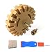 Livspring Car Decal Remover Eraser Wheel with Drill Adapter Kit Including 3M Rubber Eraser Wheel/Plastic Razor Scrapers (1PCS) / Plastic Blades (10PCS) / Eco-friendly Cleaning Cloth (1PCS)