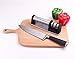 Professional Knife Sharpener- Soufull 2 Stage Diamond Coated Sharpening with Ceramic Rod - Non-slip Base Sharpening Knife Easy to Control -Knife Sharpening