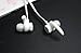 Bluetooth Headphones Sports Wireless Earbuds Sweatproof Headset Magnetic attraction Stereo Earphones for Running Workout Gym Noise Cancelling Proshine(White)