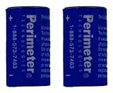 Perimeter Technologies Two Pack Perimeter Pet Fencing Dog Collar Batteries by (2-Pack)