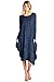 12 Ami Asymmetrical Heathered Sweater Knit Midi Dress (S-XXL) - Made in USA