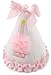 Mud Pie Baby Birthday Pink and White Hat, Cupcake