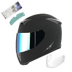 1STorm Motorcycle Full Face Helmet Skull King Matt