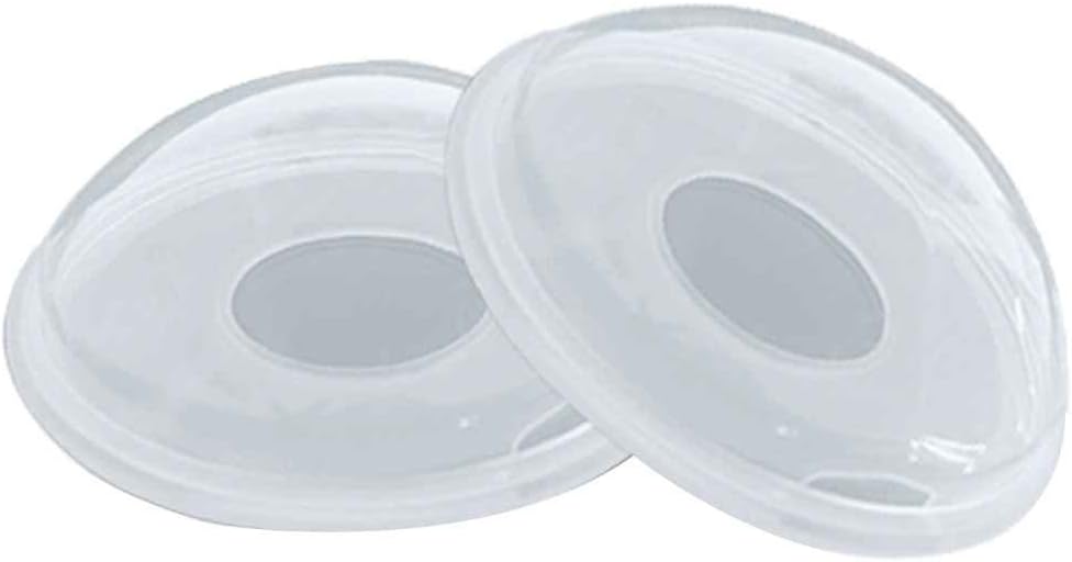 NAYUKY 2pcs Reusable Cmbear Portable Breast Feeding Collector Postpartum Pregnant Collector Postpartum Pregnant Women Prevent Leakage Milk PP Collector