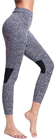 レディース ヨガ パンツ スピード速乾性フィットネスヨガレギンスを実行している女性のステッチヨガのズボン 毎日激安特売で 営業中です Color Size Gray Xl