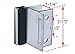 Harris Hardware TP5110-I Strike & Keeper Die Cast Zamac Chrome Plated Square Edge Partition with 1-1/4