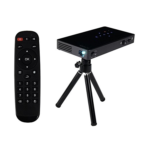 BeautySu. P8I Portable Android4.4 DLP Projector with 120