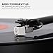 1byone Wireless  Turntable Hi-Fi System with 36 Watt Bookshelf Speakers, Vinyl Record Player with Magnetic Cartridgethumb 1