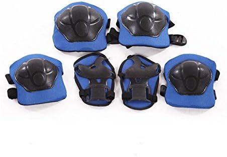 6pcs / Set Small Skateboard Roller Skating Bike Elbow Wrist Knee Cap Protective Gear Kids Saft Guard Kit (Random Color)