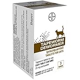 Bayer Tapeworm Dewormer for Cats 6 weeks and older