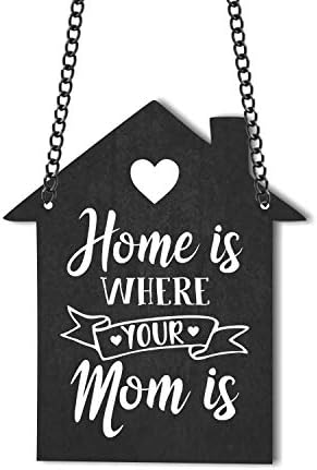 YaYa cafeMothers Day Gifts for Home is where your mom is Kitchen Wall Hanging