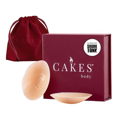 CAKES Body® sticky Circle Nipple Covers for Women - The Viral Sticky Boobs With an Adhesive-free nip nook™