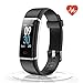 Letsfit Fitness Tracker Color Screen, IP68 Waterproof Heart Rate Monitor Activity Tracker, Pedometer Watch Sleep Monitor Step Counter for Kids Women Men, Smart Phones